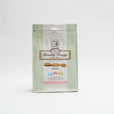 Doggy сумки корма для домашних животных 17.77OZ 75mm упаковывая зубоврачебный жует плоский нижний мешок с молнией