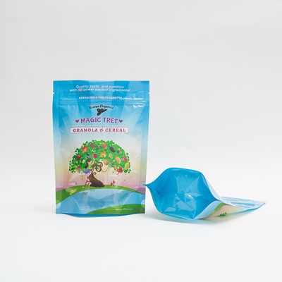 Таможня 12OZ 100mm напечатала мешок пластиковой молнии Ziplock упаковывая для хлопьев Granola