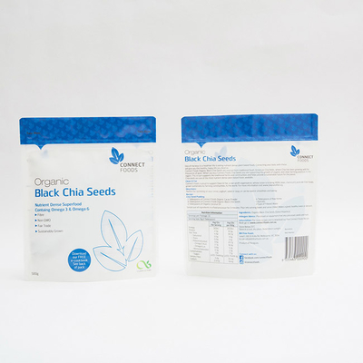 штейновая стойка ЛЮБИМЦА 500g вверх по черноте Chia полиэтиленовых пакетов 123um осеменяет упаковку