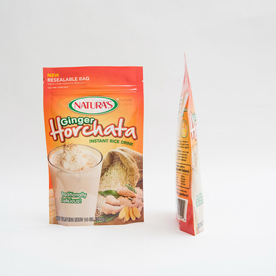 14OZ напечатало пластиковую стойку вверх по сумкам немедленного риса мешка изготовленным на заказ Ziplock упаковывая