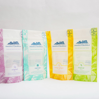 Полиэтиленовые пакеты Granola 24OZ Anahola изготовленные на заказ для упаковки еды пластикового мешка еды