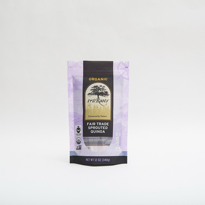 Мешок молнии положения молнии сумки упаковки еды 12OZ 340g Ziplock для пусканной ростии квиноа
