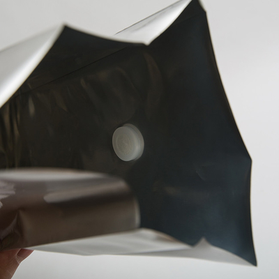 Серебряная Unprinted упаковка еды замка застежка-молнии кофе фольги кладет бортовой Gusset в мешки с клапаном
