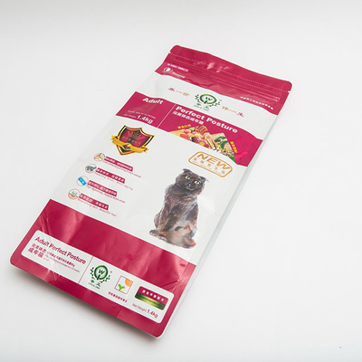 1.4kg напечатало бортовой полиэтиленовый пакет k Gusset герметизирует нижнюю кошачью еду кладет Recyclable в мешки