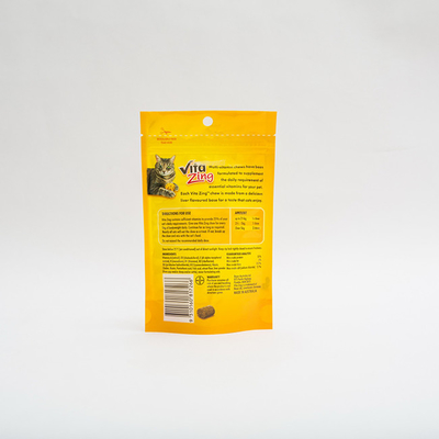 92 микрона PE80 стоят вверх по пакету кошачьей еды Multivitamin сумки корма для домашних животных упаковывая пластиковому