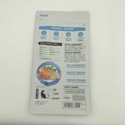 Кошачья еда сумки PET12 Gusset 1.5kg 280 X 210MM плоская нижняя бортовая в Recyclable упаковке